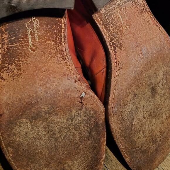 Vintage Florsheim Imperial Monk Strap Shoes 9.5C Brown Leather Made USA 31090 main image 9
